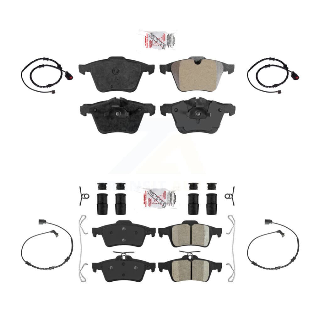 AmeriBRAKES - KNW-100352 - Front and Rear Disc Brake Pad Kits image 1