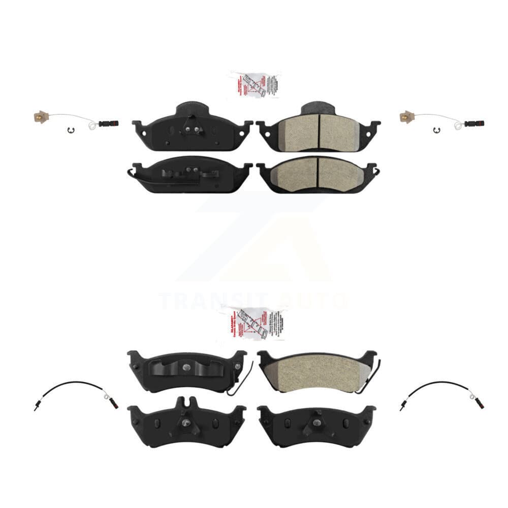 AmeriBRAKES - KNW-100375 - Front and Rear Disc Brake Pad Kits image 1
