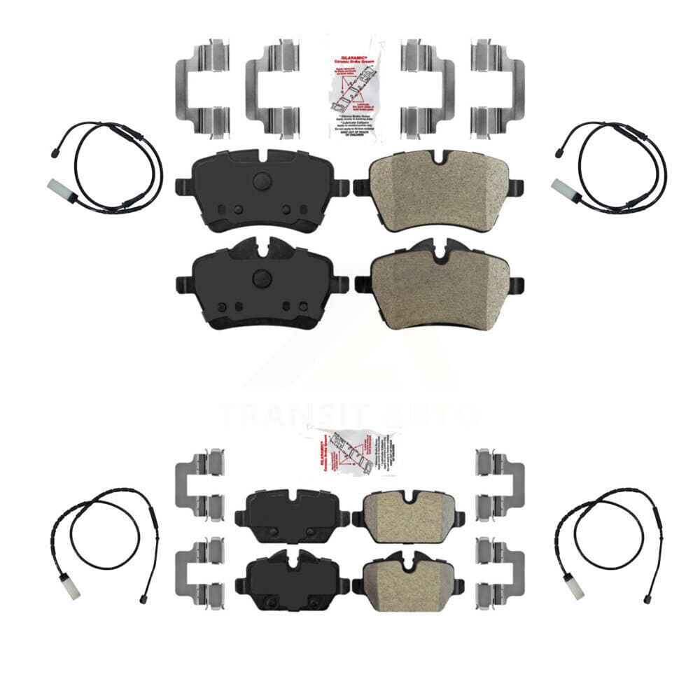AmeriBRAKES - KNW-100379 - Front and Rear Disc Brake Pad Kits image 1