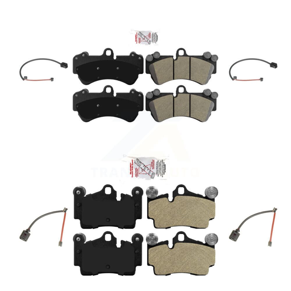 AmeriBRAKES - KNW-100381 - Front and Rear Disc Brake Pad Kits image 1