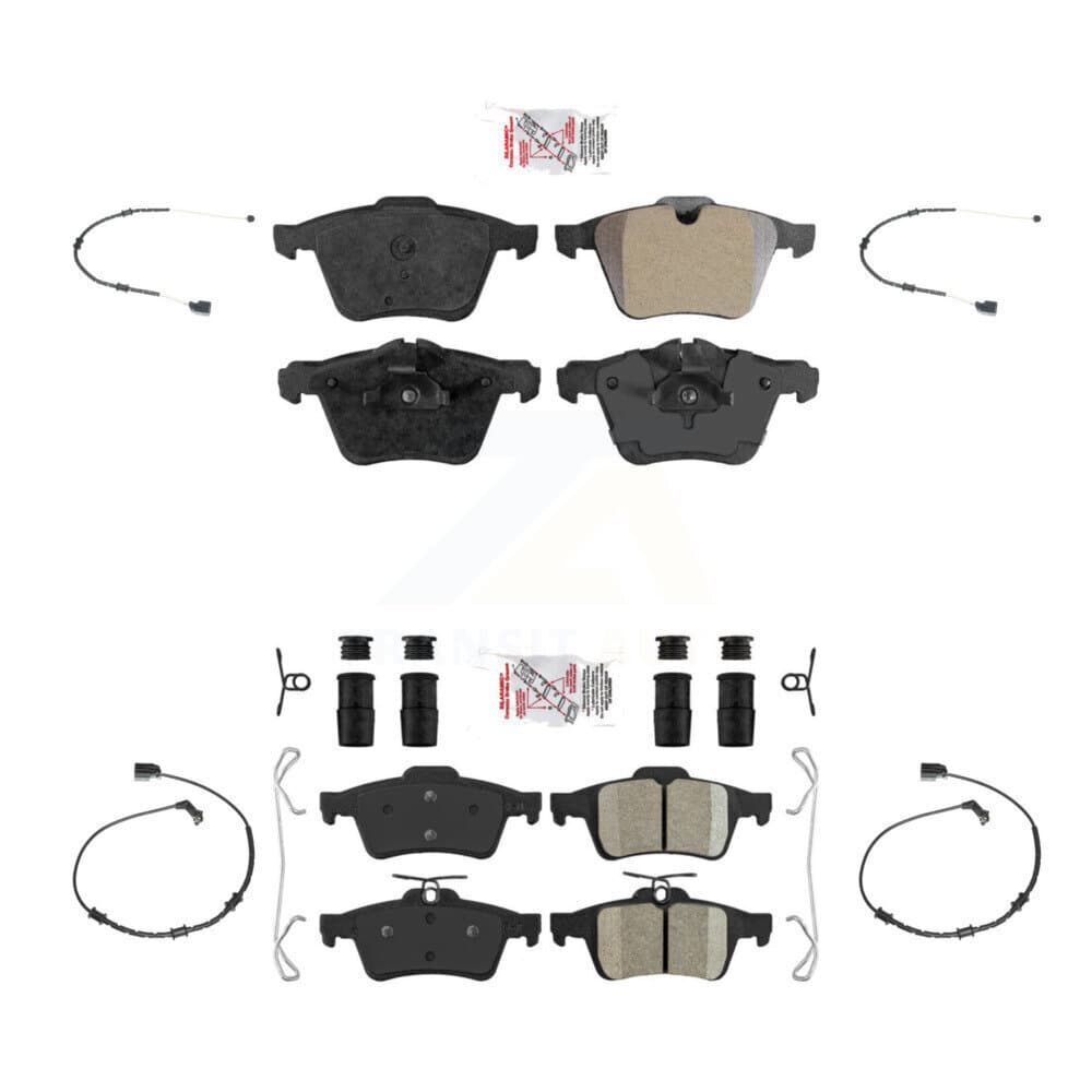 AmeriBRAKES - KNW-100387 - Front and Rear Disc Brake Pad Kits image 1