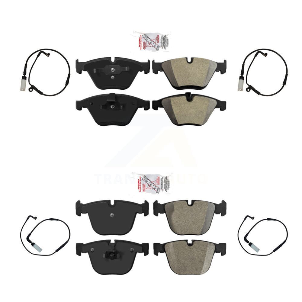 AmeriBRAKES - KNW-100390 - Front and Rear Disc Brake Pad Kits image 1