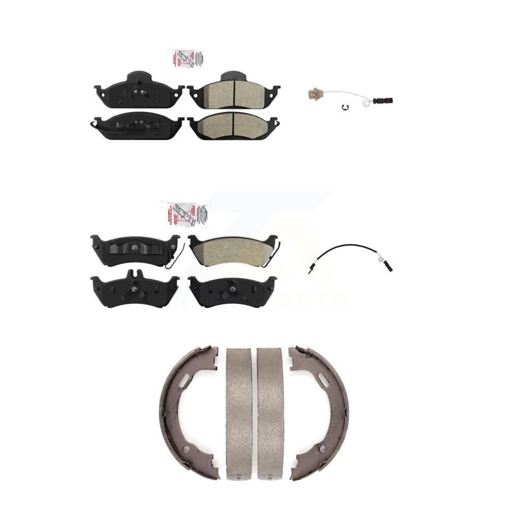 AmeriBRAKES - KNW-100394 - Front and Rear Disc Brake Pad Kits image 1