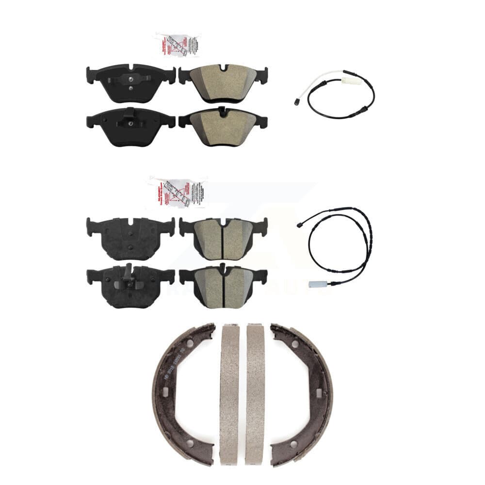 AmeriBRAKES - KNW-100395 - Front and Rear Disc Brake Pad Kits image 1
