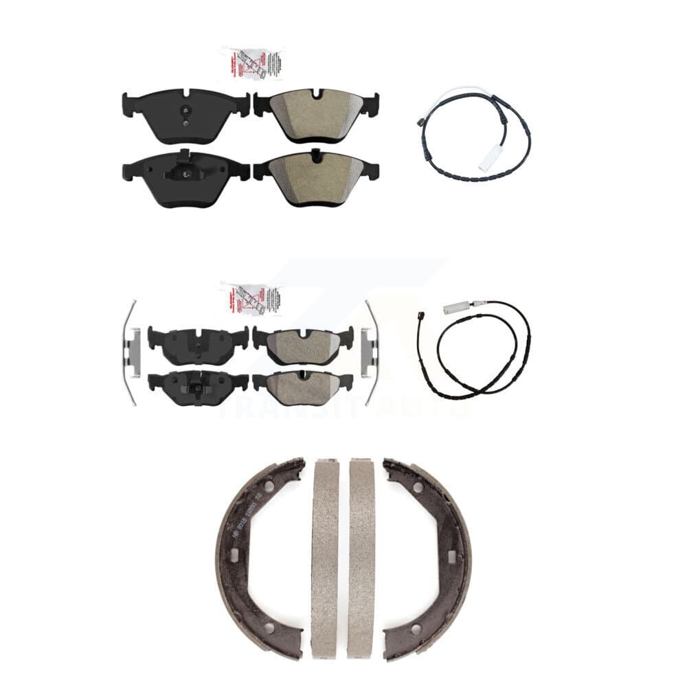 AmeriBRAKES - KNW-100398 - Front and Rear Disc Brake Pad Kits image 1