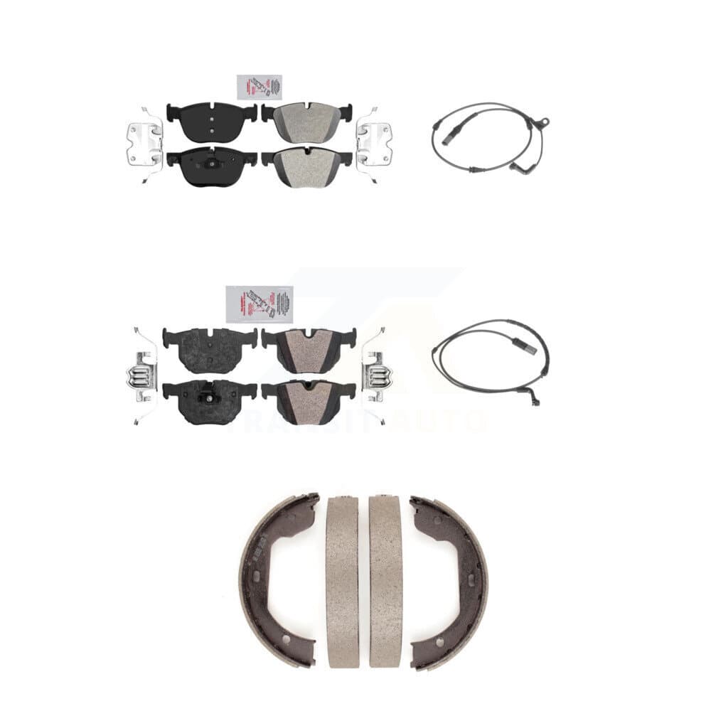 AmeriBRAKES - KNW-100410 - Front and Rear Disc Brake Pad Kits image 1