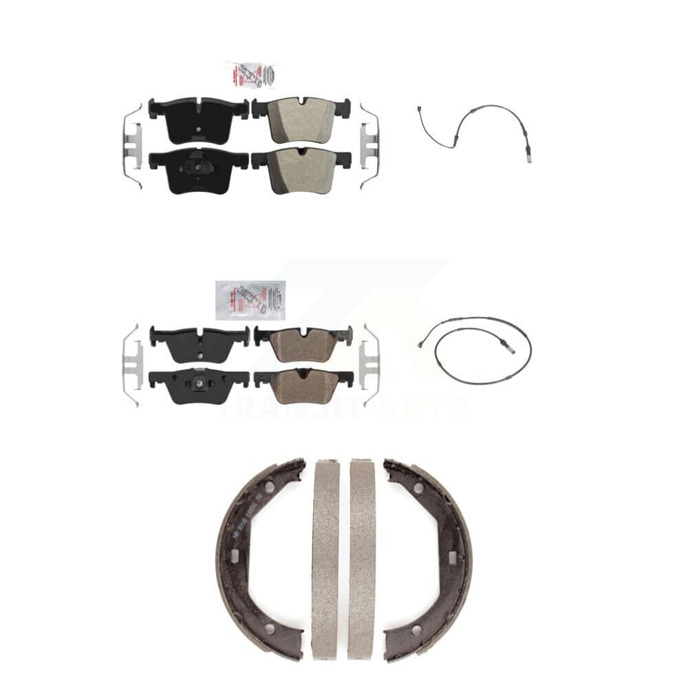 AmeriBRAKES - KNW-100425 - Front and Rear Disc Brake Pad Kits image 1