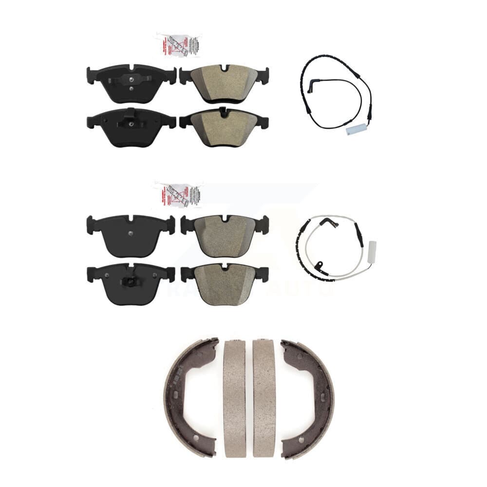 AmeriBRAKES - KNW-100439 - Front and Rear Disc Brake Pad Kits image 1