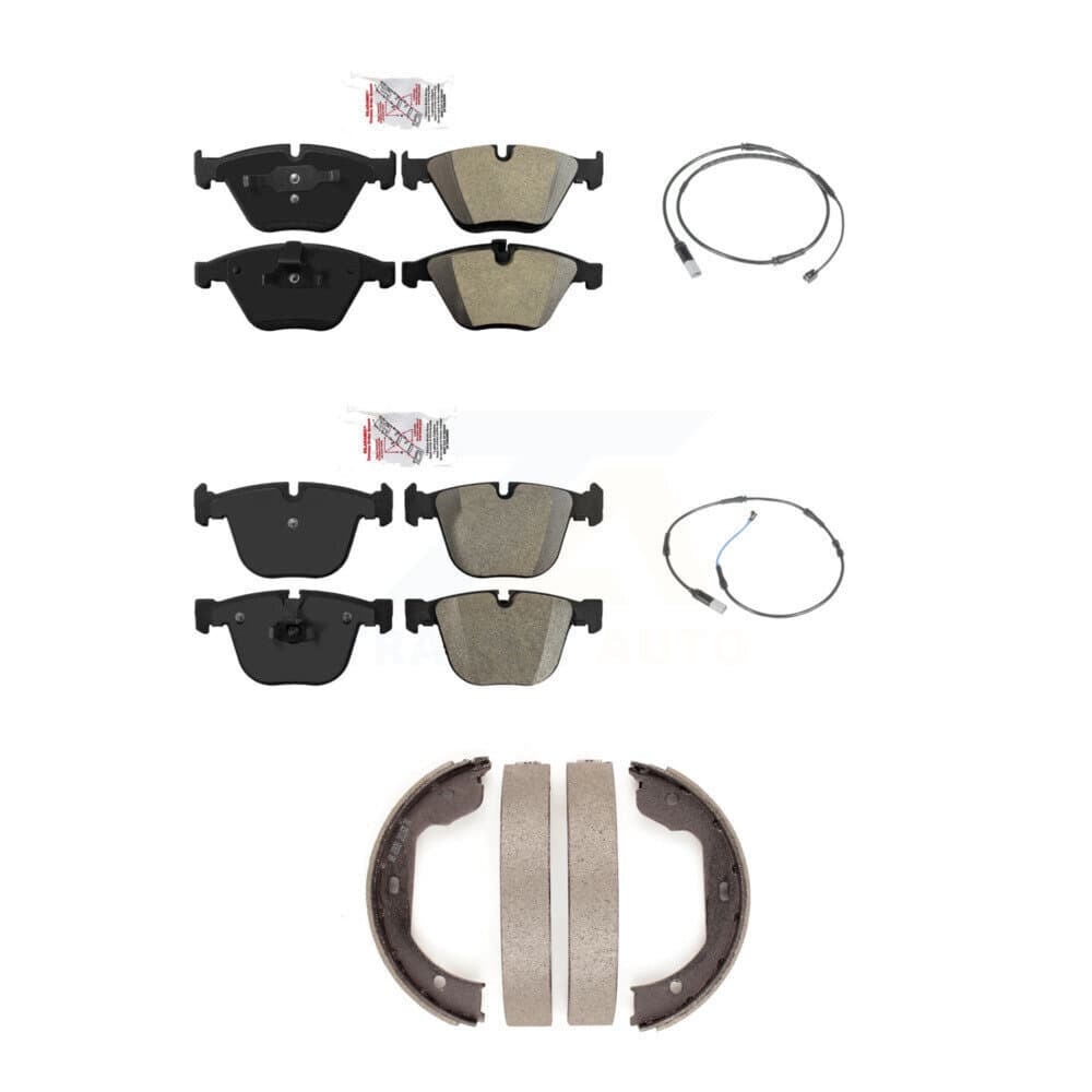 AmeriBRAKES - KNW-100442 - Front and Rear Disc Brake Pad Kits image 1
