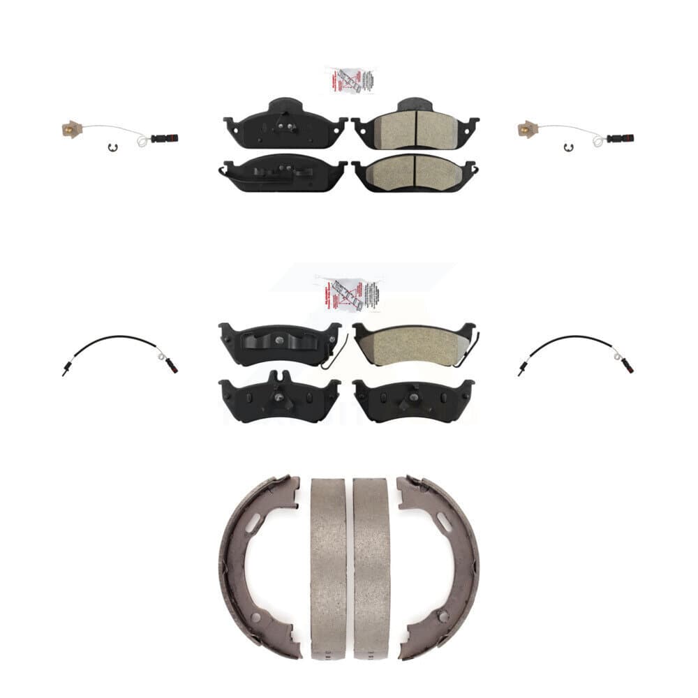 AmeriBRAKES - KNW-100462 - Front and Rear Disc Brake Pad Kits image 1