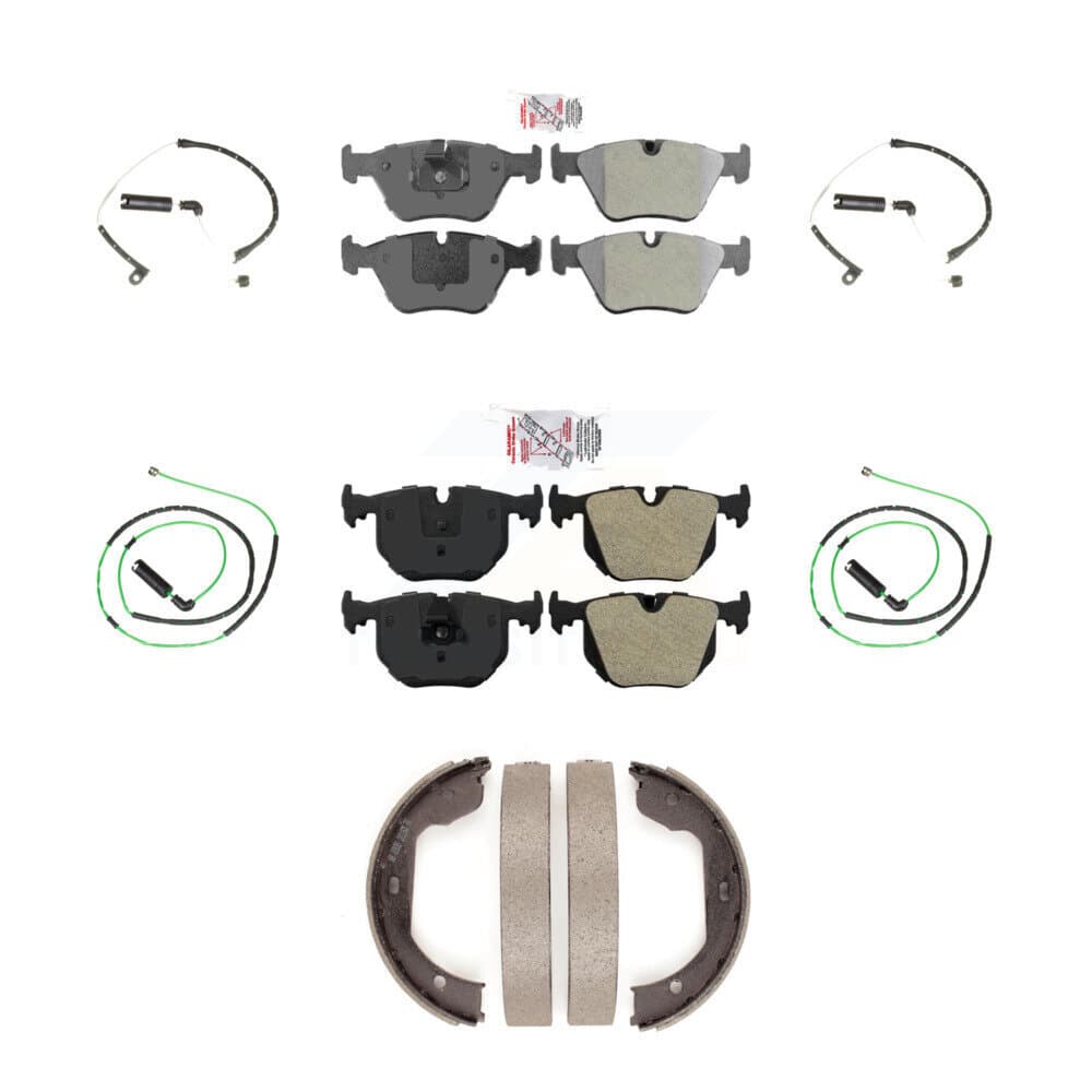 AmeriBRAKES - KNW-100477 - Front and Rear Disc Brake Pad Kits image 1