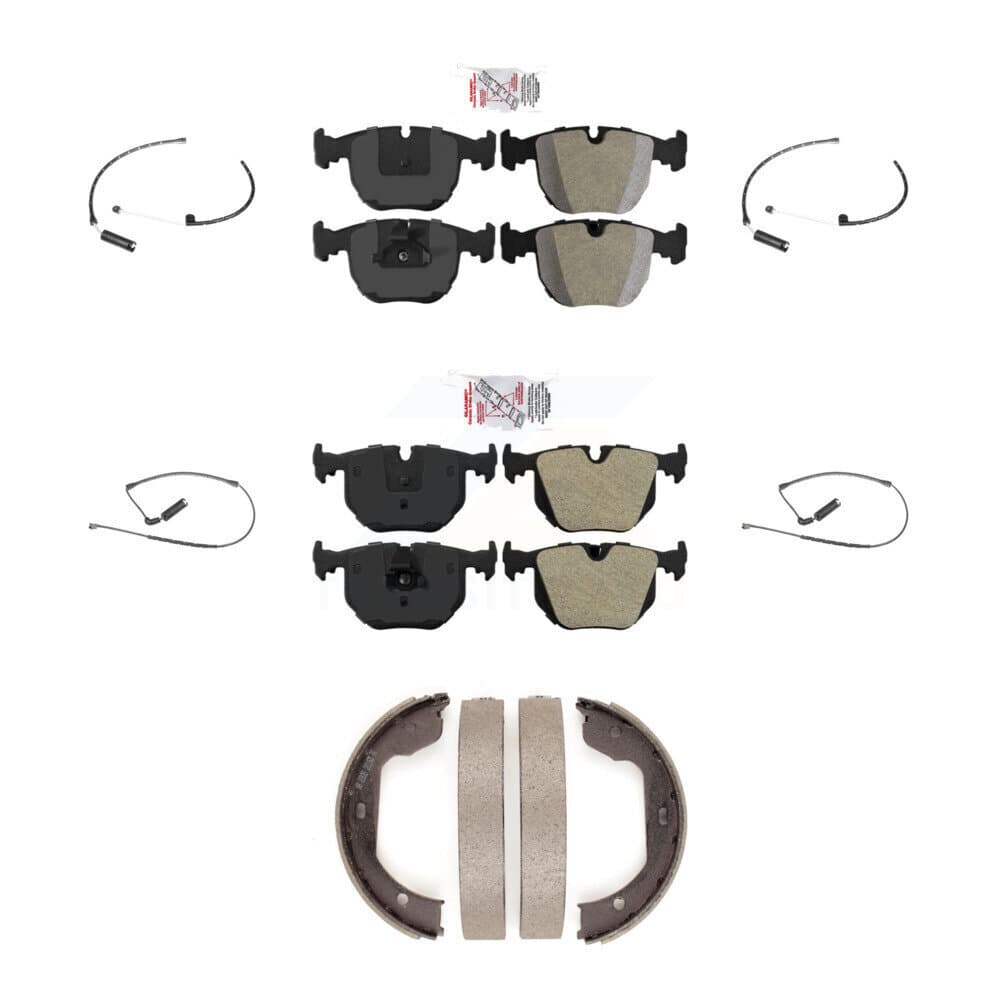 AmeriBRAKES - KNW-100485 - Front and Rear Disc Brake Pad Kits image 1