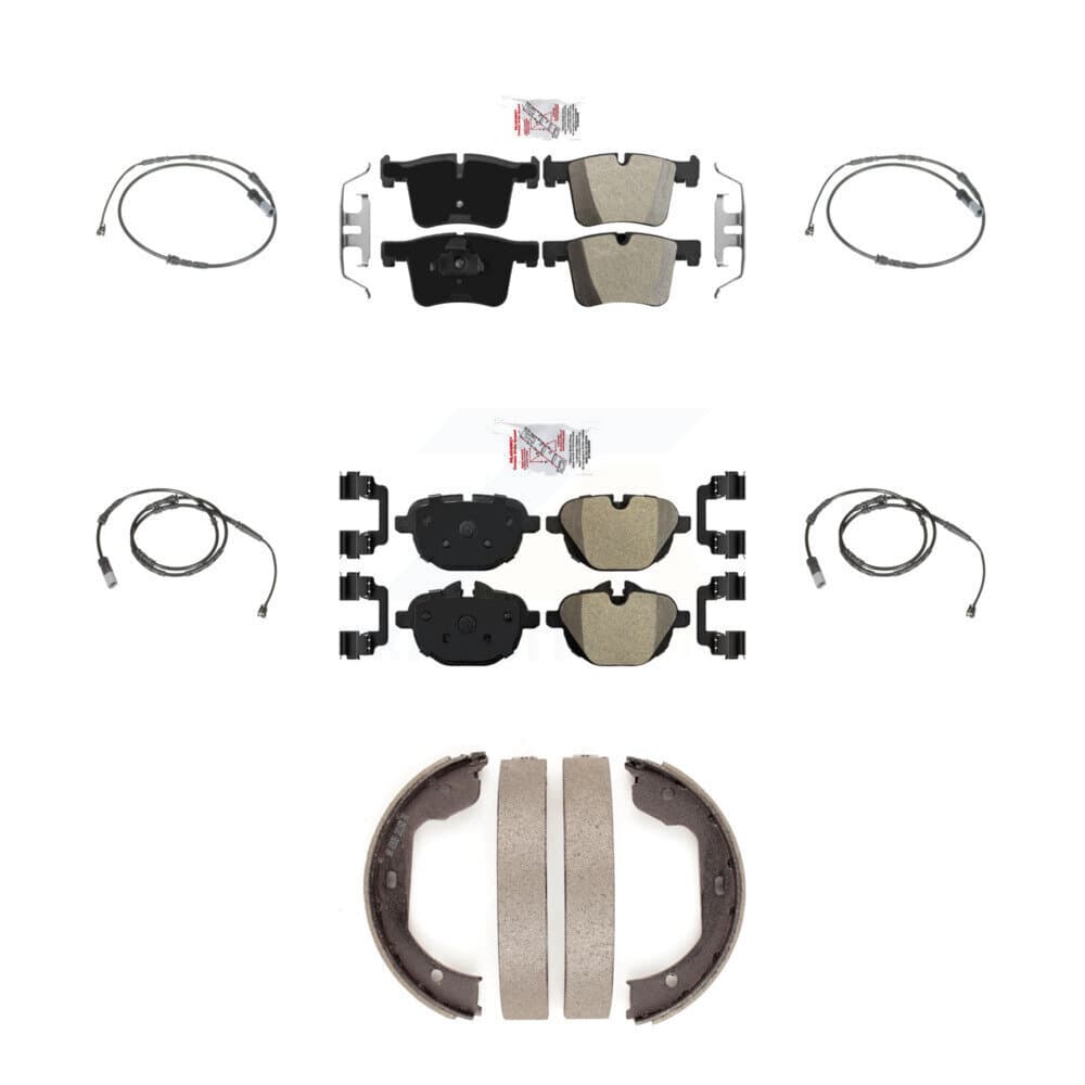AmeriBRAKES - KNW-100527 - Front and Rear Disc Brake Pad Kits image 1
