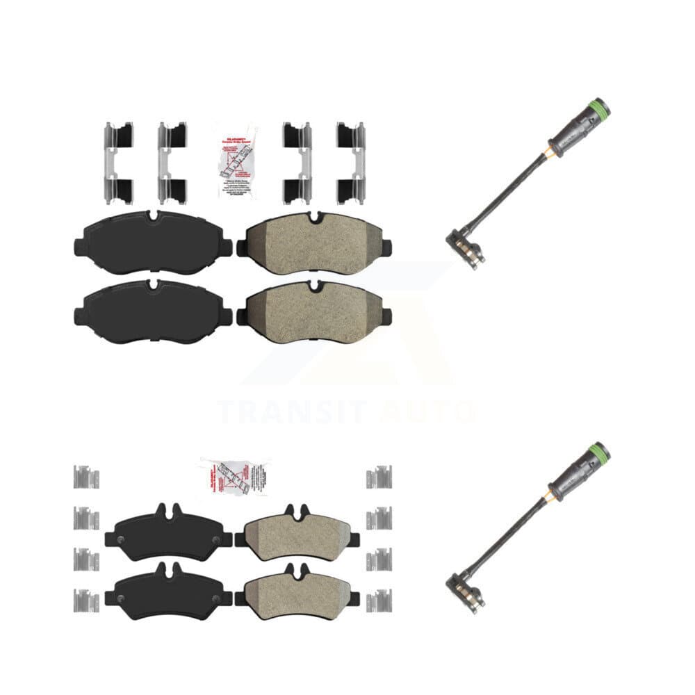 AmeriBRAKES - KNW-101120 - Front and Rear Disc Brake Pad Kits image 1