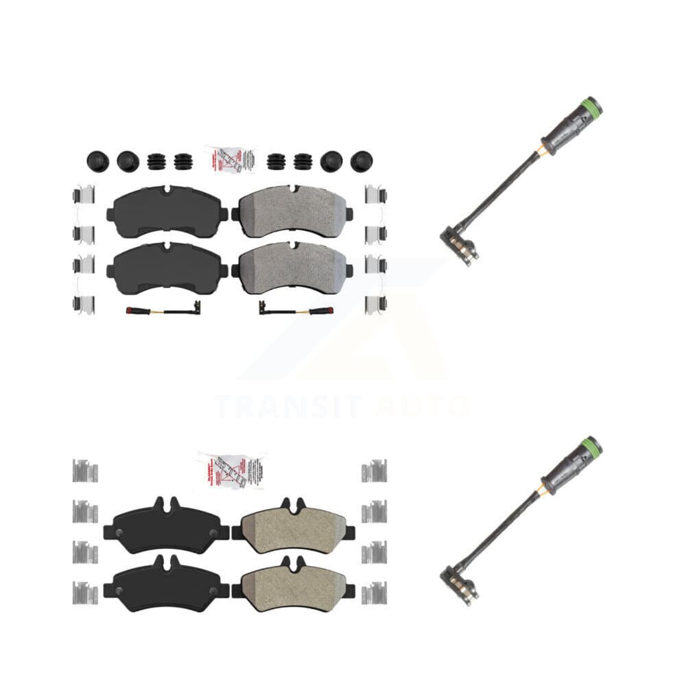 AmeriBRAKES - KNW-101125 - Front and Rear Disc Brake Pad Kits image 1