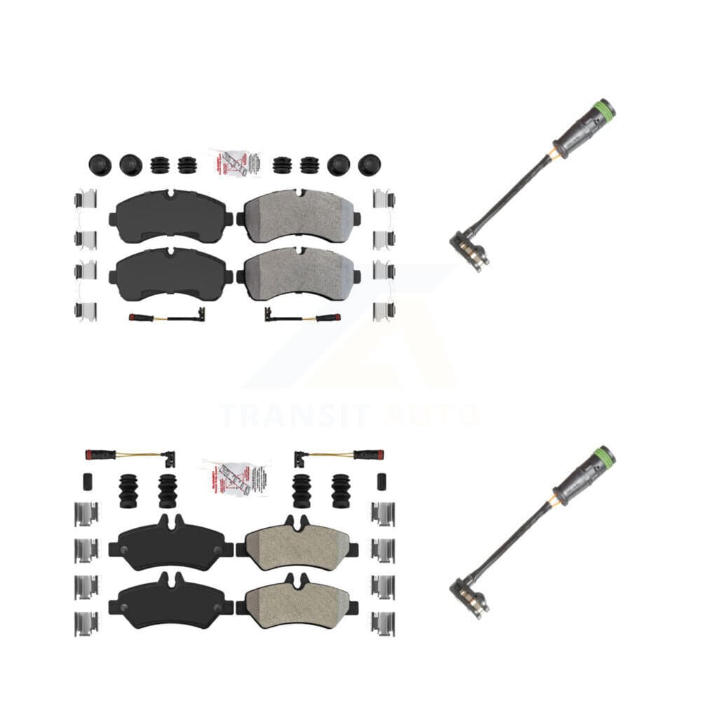 AmeriBRAKES - KNW-101127 - Front and Rear Disc Brake Pad Kits image 1