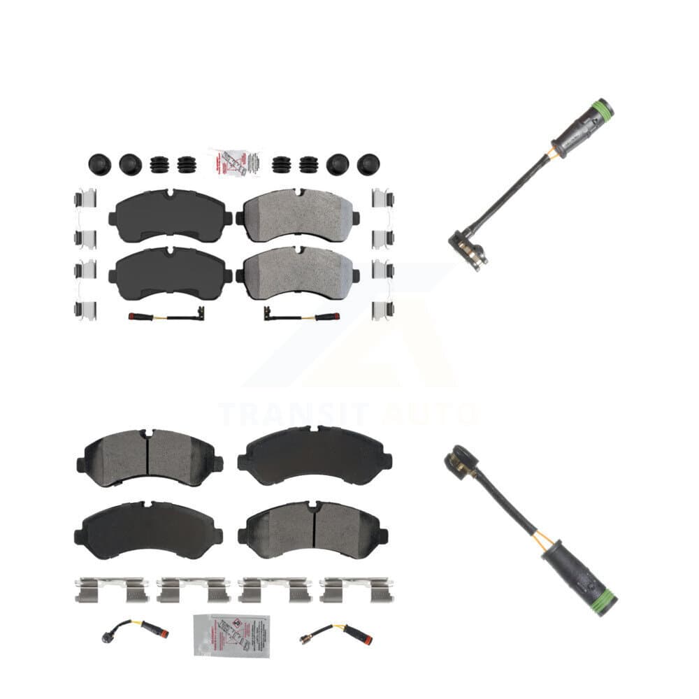 AmeriBRAKES - KNW-101133 - Front and Rear Disc Brake Pad Kits image 1