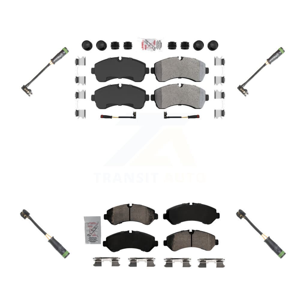 AmeriBRAKES - KNW-101148 - Front and Rear Disc Brake Pad Kits image 1