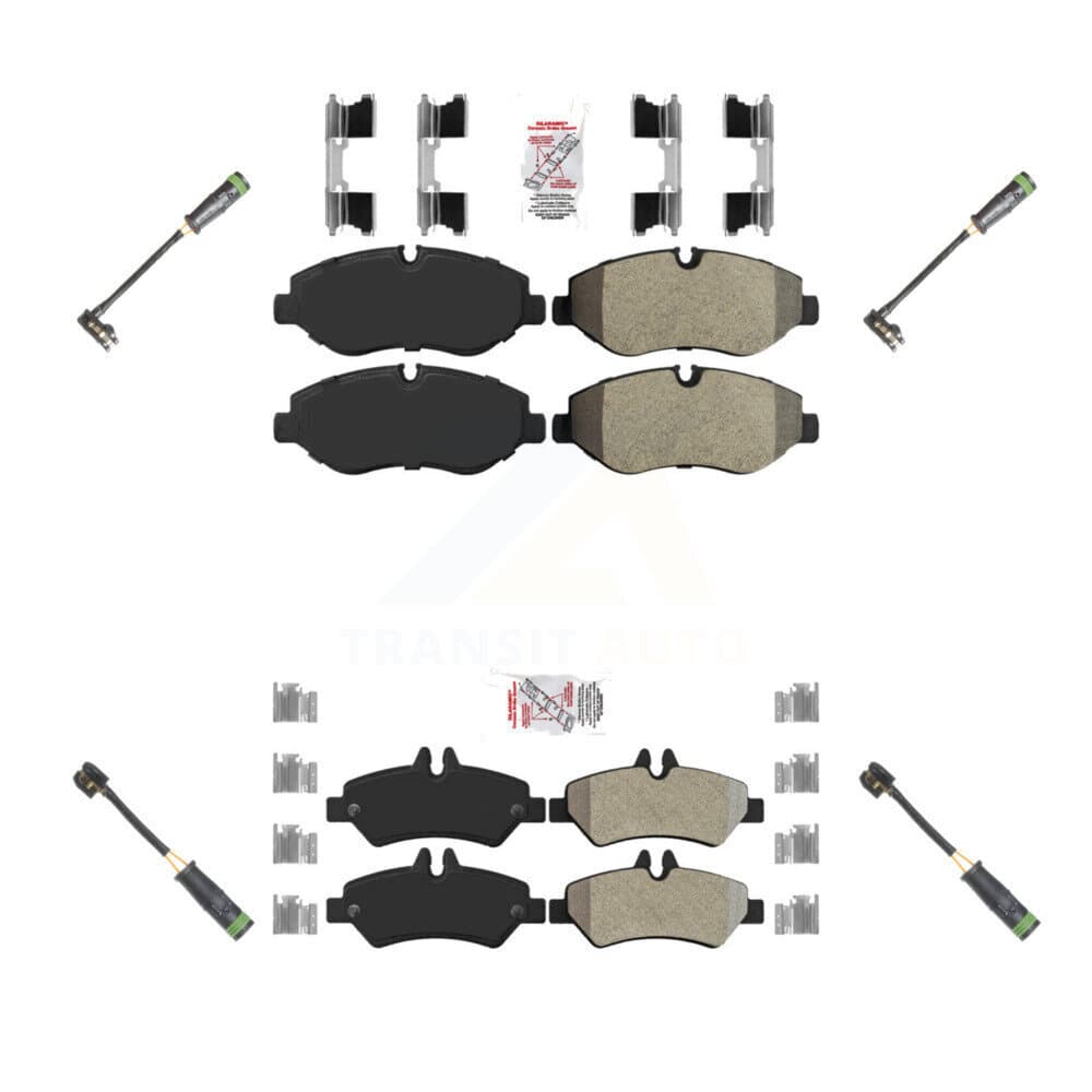 AmeriBRAKES - KNW-101150 - Front and Rear Disc Brake Pad Kits image 1