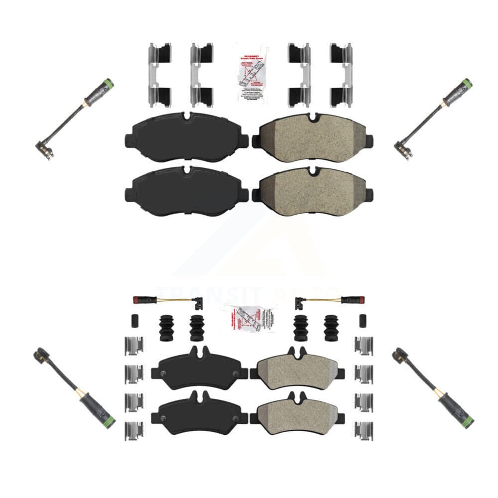 AmeriBRAKES - KNW-101151 - Front and Rear Disc Brake Pad Kits image 1