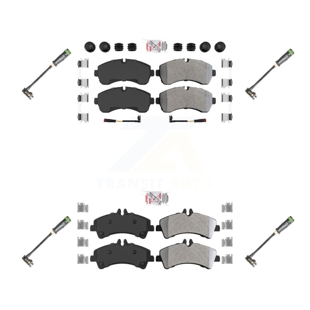 AmeriBRAKES - KNW-101160 - Front and Rear Disc Brake Pad Kits image 1