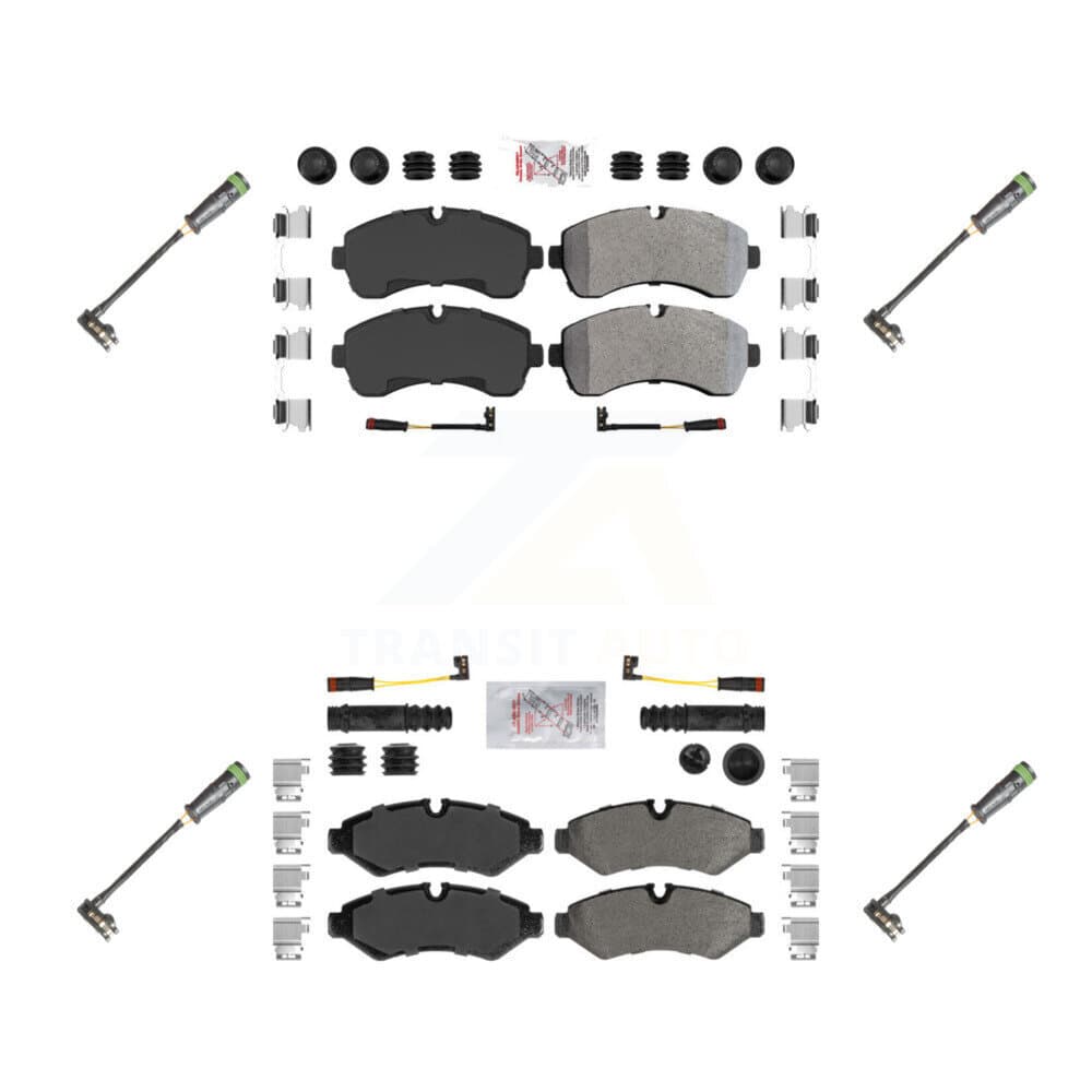 AmeriBRAKES - KNW-101165 - Front and Rear Disc Brake Pad Kits image 1
