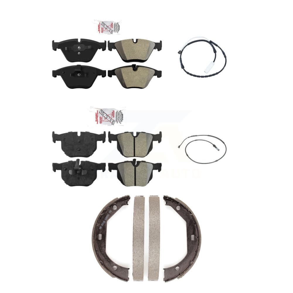 AmeriBRAKES - KNW-101168 - Front and Rear Disc Brake Pad Kits image 1