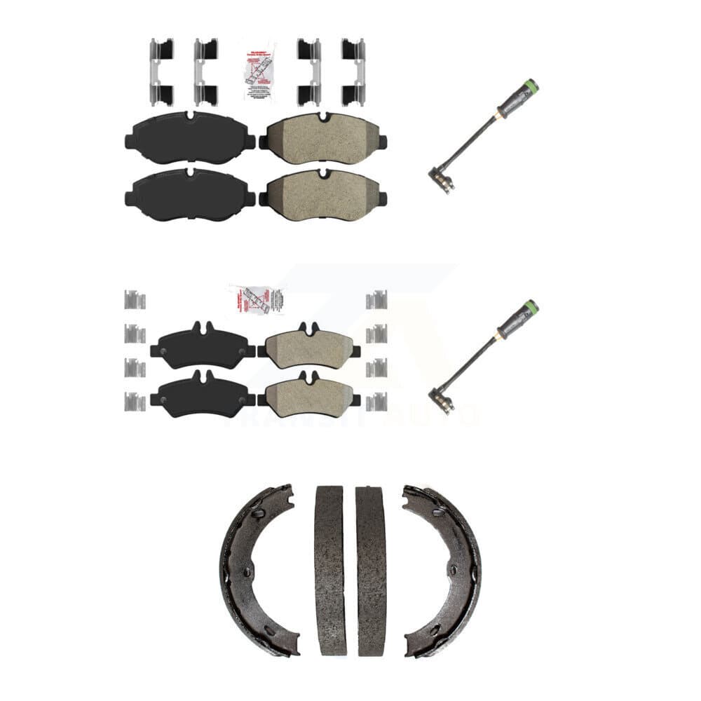 AmeriBRAKES - KNW-101181 - Front and Rear Disc Brake Pad Kits image 1