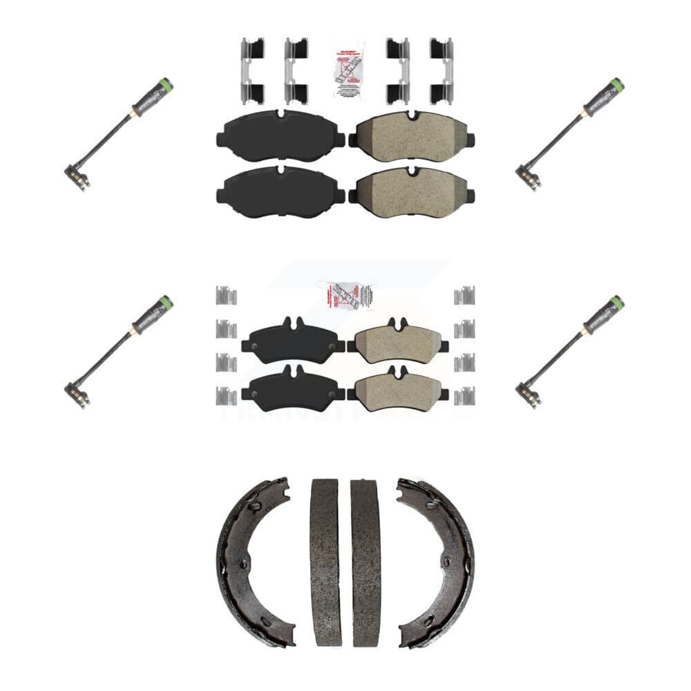 AmeriBRAKES - KNW-101210 - Front and Rear Disc Brake Pad Kits image 1