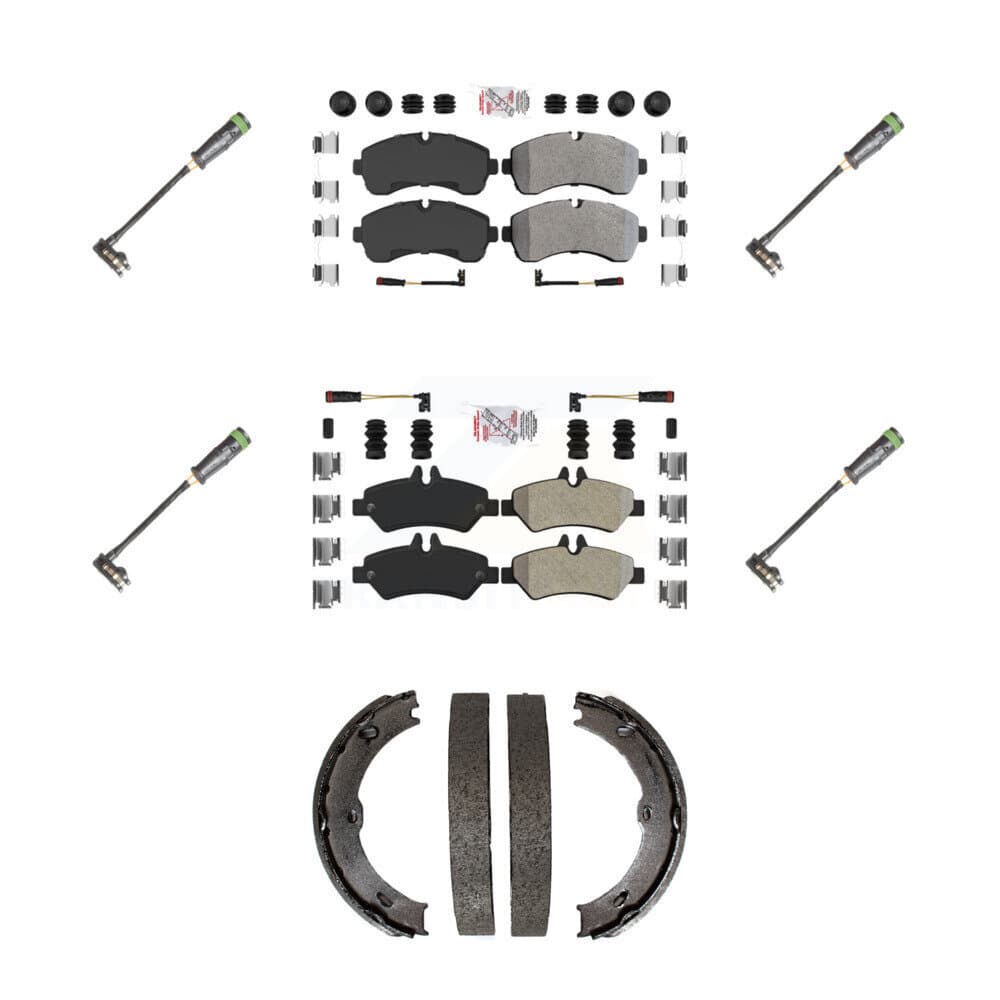 AmeriBRAKES - KNW-101215 - Front and Rear Disc Brake Pad Kits image 1