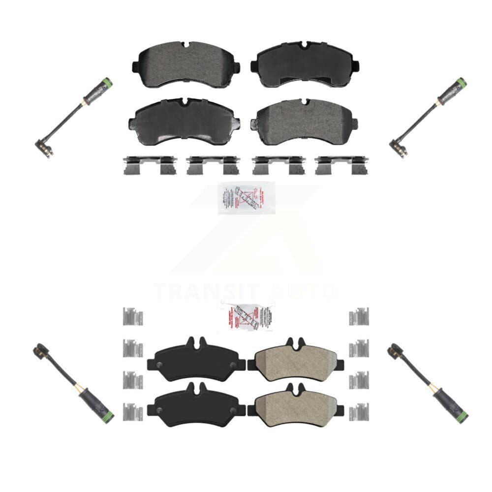 AmeriBRAKES - KNW-101256 - Front and Rear Disc Brake Pad Kits image 1
