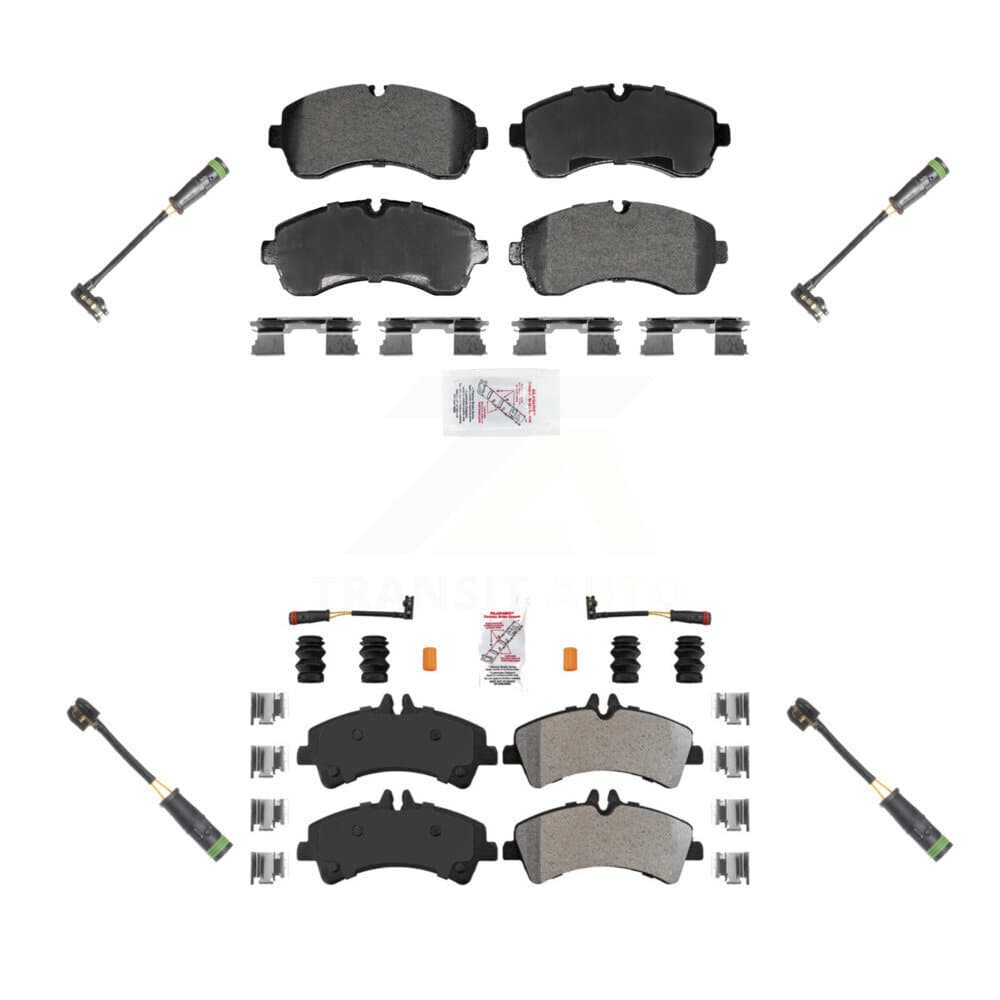 AmeriBRAKES - KNW-101258 - Front and Rear Disc Brake Pad Kits image 1