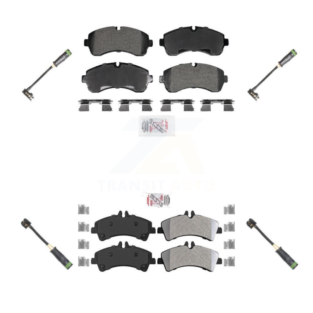 AmeriBRAKES - KNW-101259 - Front and Rear Disc Brake Pad Kits image 1