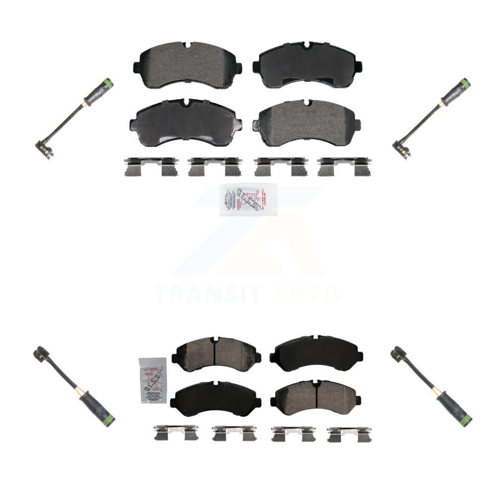 AmeriBRAKES - KNW-101265 - Front and Rear Disc Brake Pad Kits image 1
