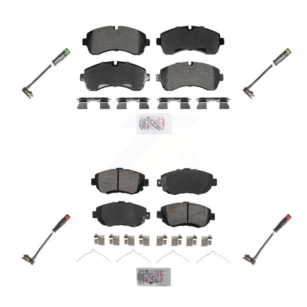AmeriBRAKES - KNW-101278 - Front and Rear Disc Brake Pad Kits image 1