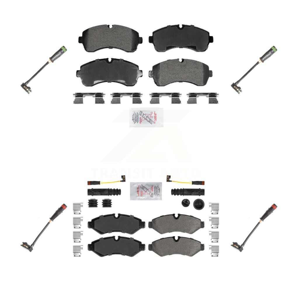 AmeriBRAKES - KNW-101279 - Front and Rear Disc Brake Pad Kits image 1