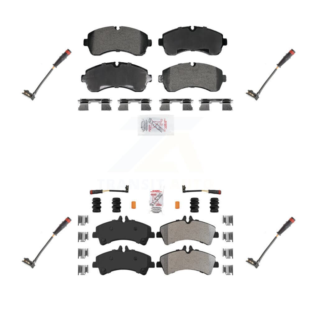 AmeriBRAKES - KNW-101284 - Front and Rear Disc Brake Pad Kits image 1
