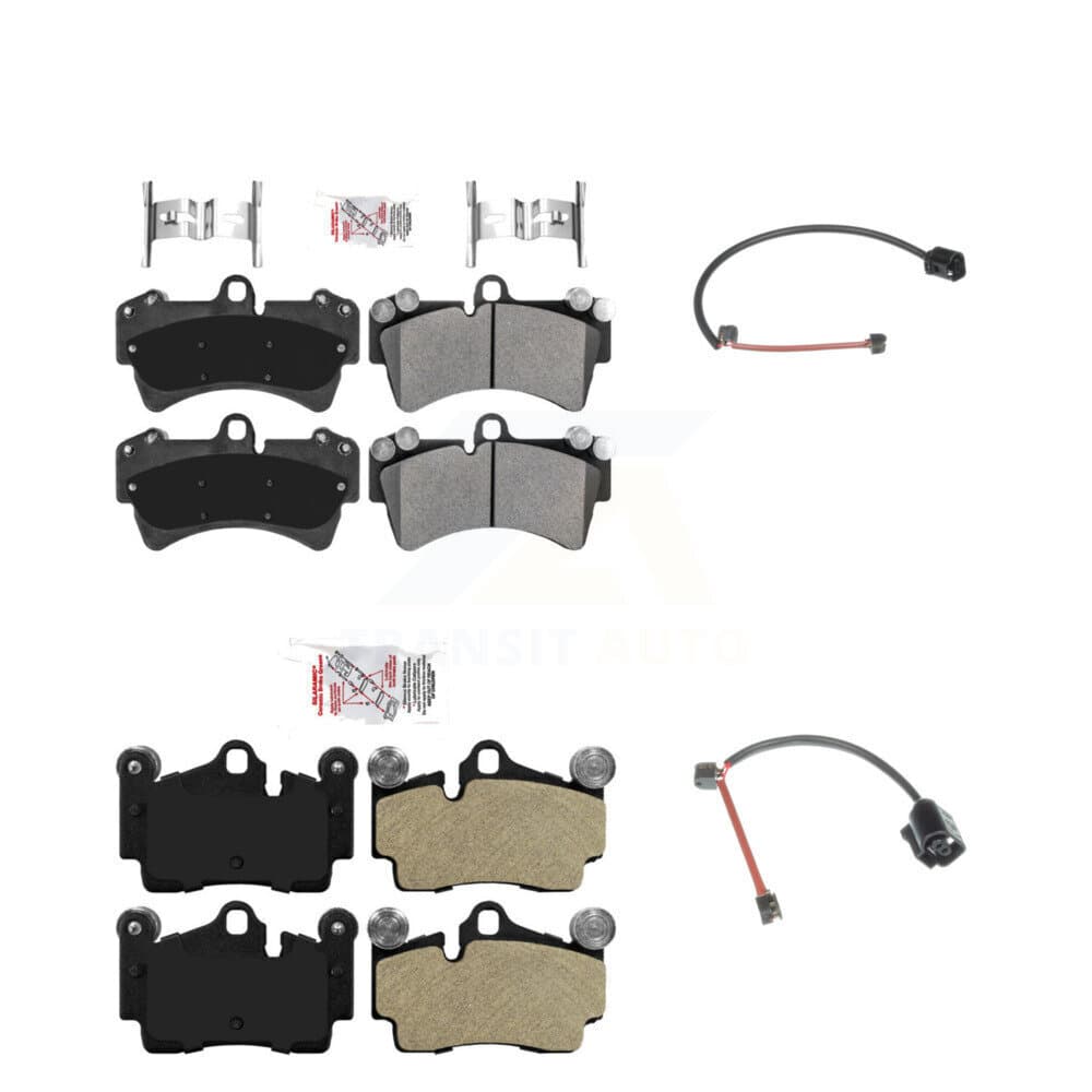 AmeriBRAKES - KNW-101300 - Front and Rear Disc Brake Pad Kits image 1