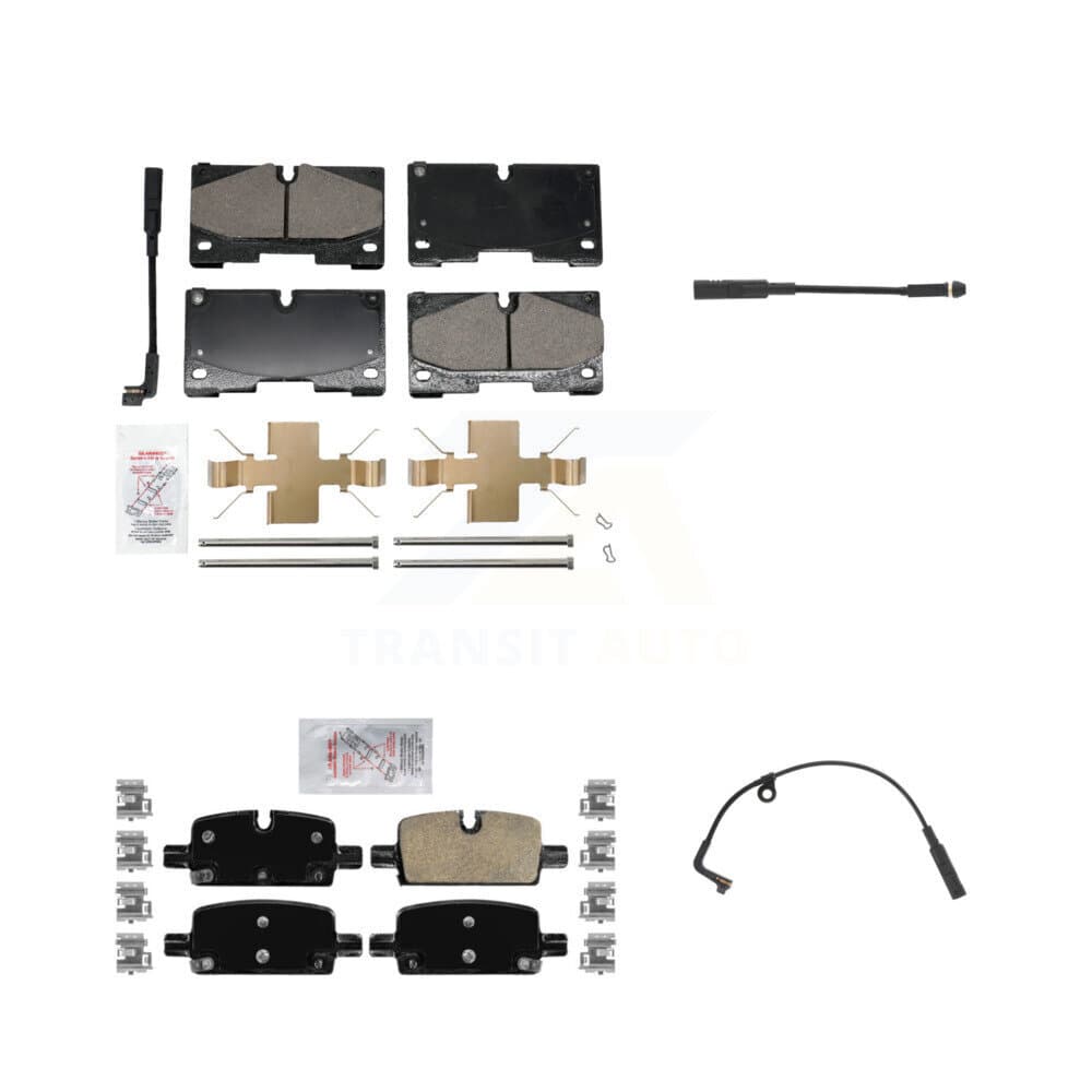 AmeriBRAKES - KNW-101303 - Front and Rear Disc Brake Pad Kits image 1