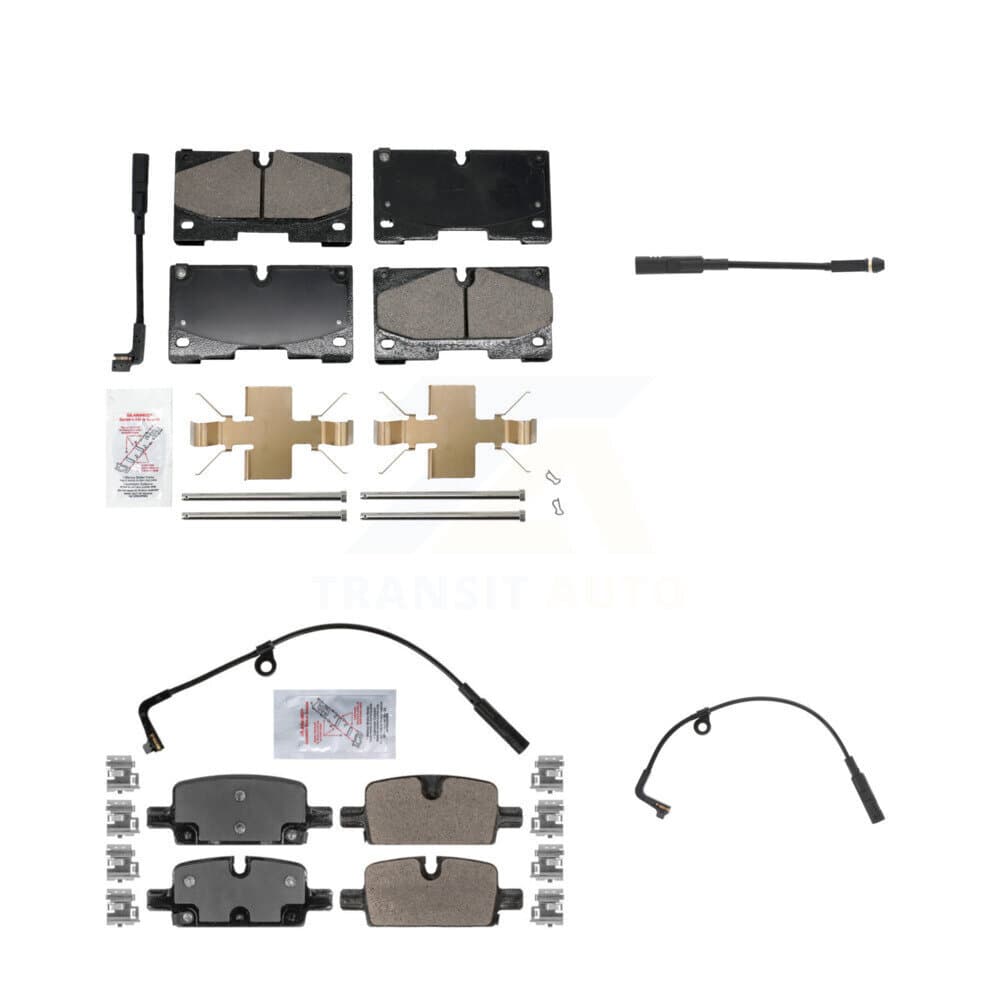 AmeriBRAKES - KNW-101304 - Front and Rear Disc Brake Pad Kits image 1