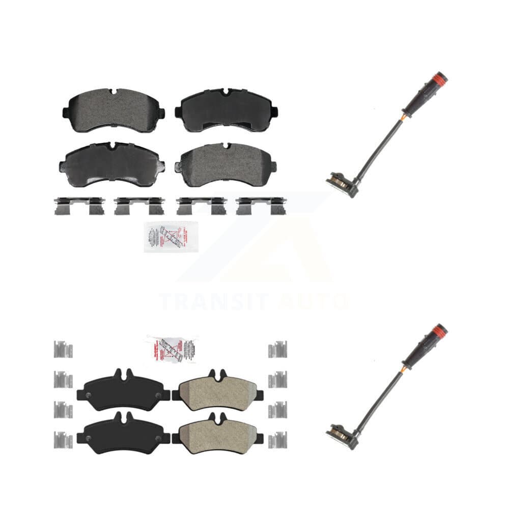 AmeriBRAKES - KNW-101308 - Front and Rear Disc Brake Pad Kits image 1