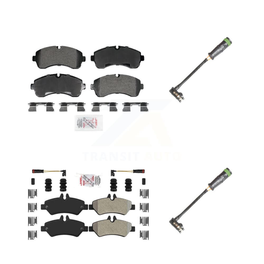 AmeriBRAKES - KNW-101313 - Front and Rear Disc Brake Pad Kits image 1