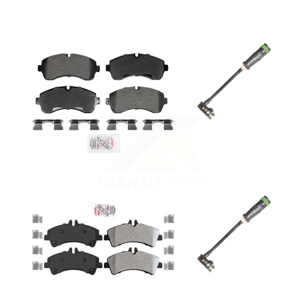 AmeriBRAKES - KNW-101315 - Front and Rear Disc Brake Pad Kits image 1