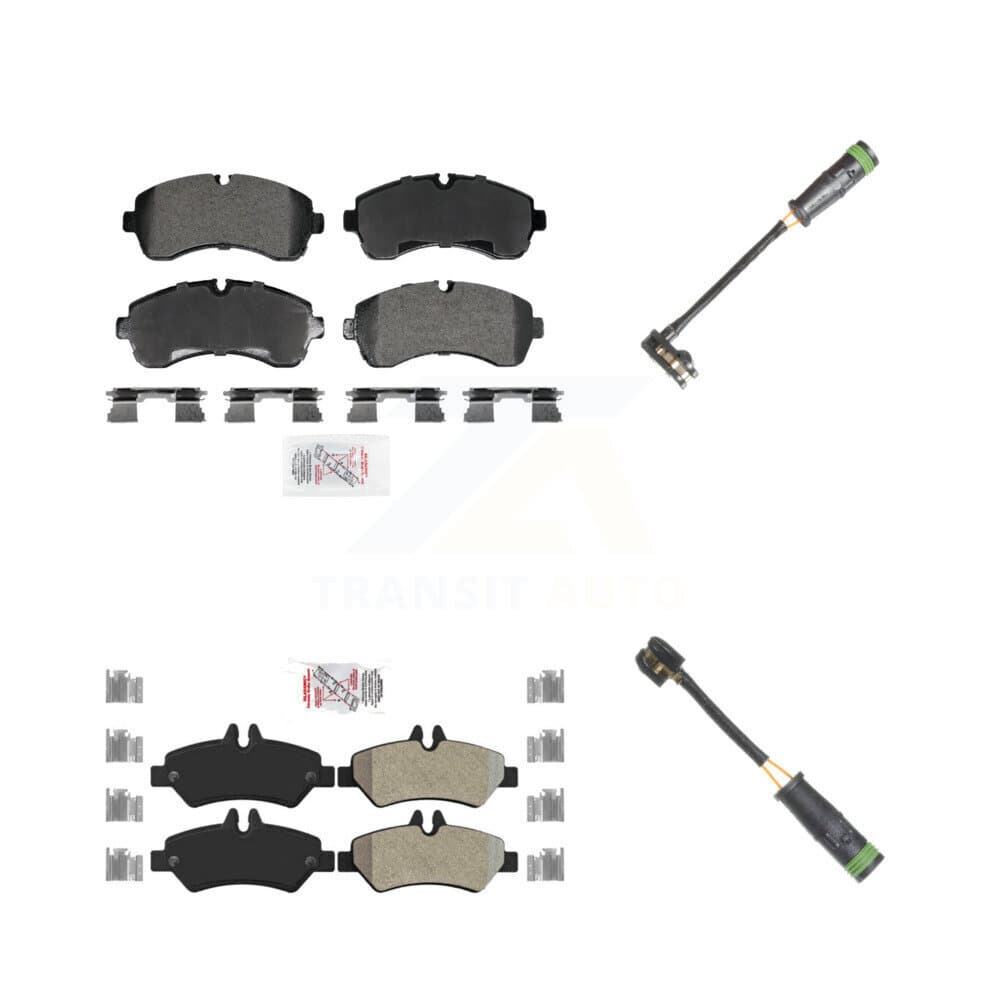AmeriBRAKES - KNW-101316 - Front and Rear Disc Brake Pad Kits image 1