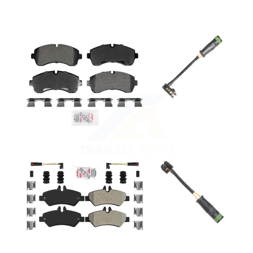 AmeriBRAKES - KNW-101317 - Front and Rear Disc Brake Pad Kits image 1