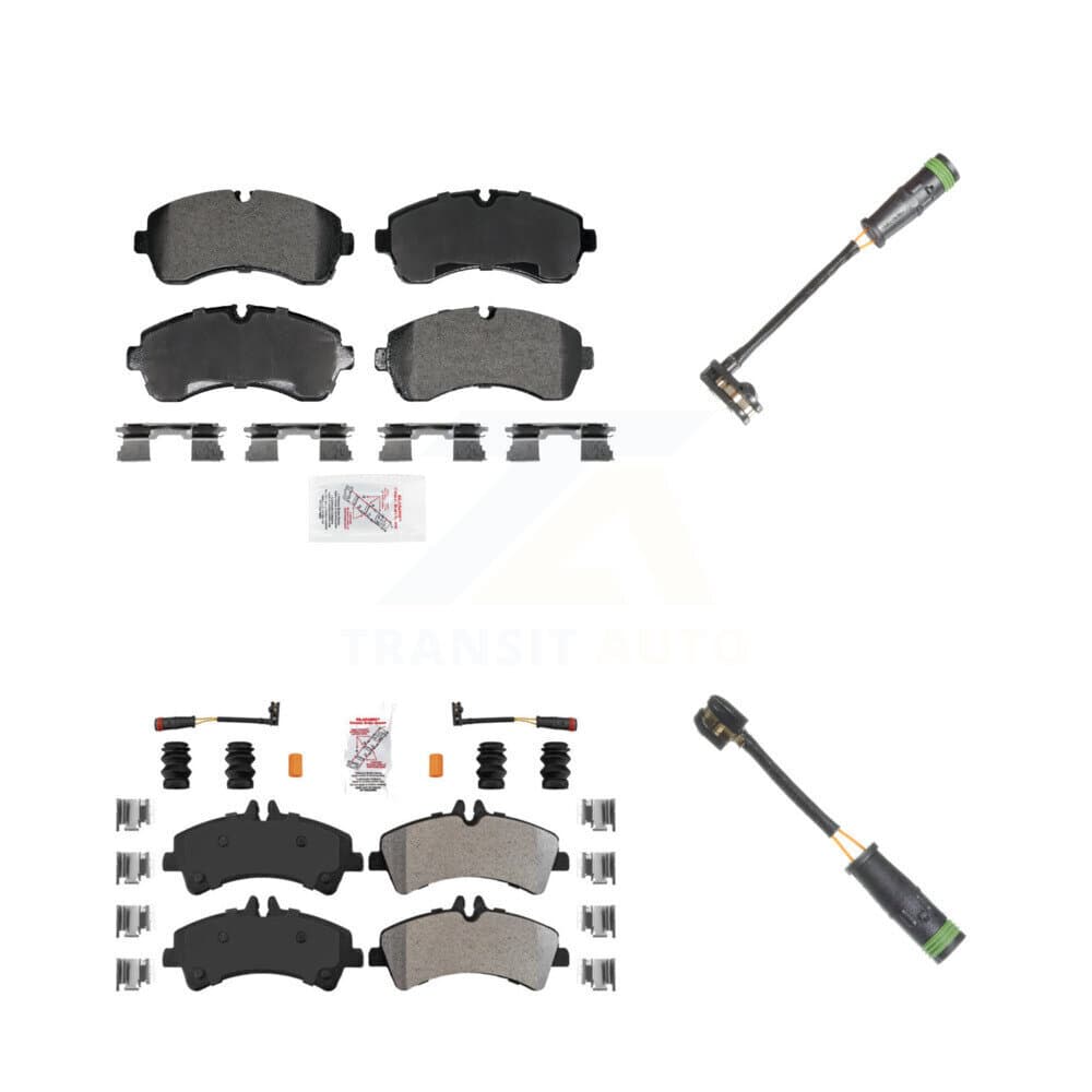 AmeriBRAKES - KNW-101318 - Front and Rear Disc Brake Pad Kits image 1