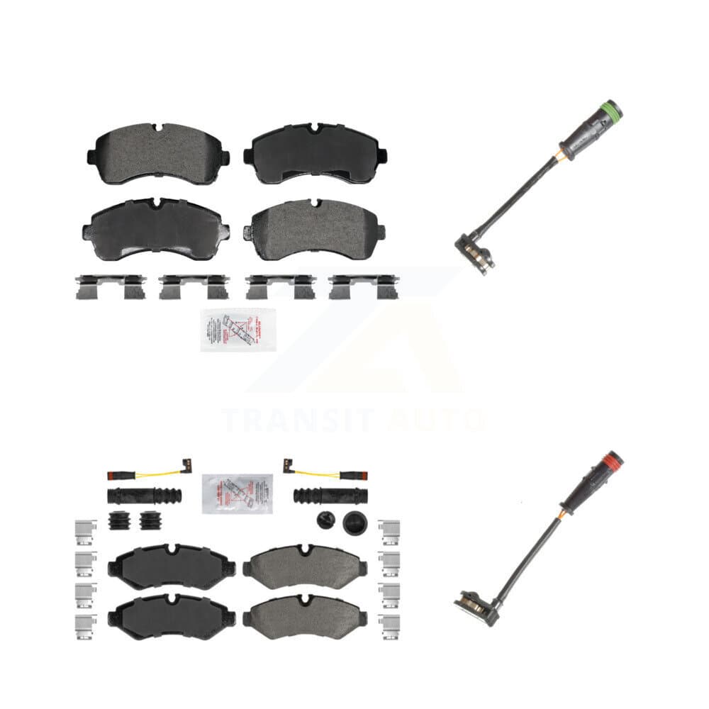 AmeriBRAKES - KNW-101325 - Front and Rear Disc Brake Pad Kits image 1