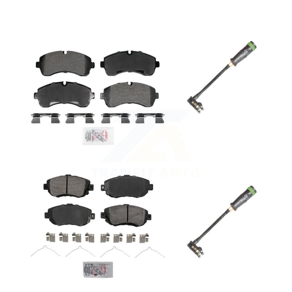 AmeriBRAKES - KNW-101326 - Front and Rear Disc Brake Pad Kits image 1