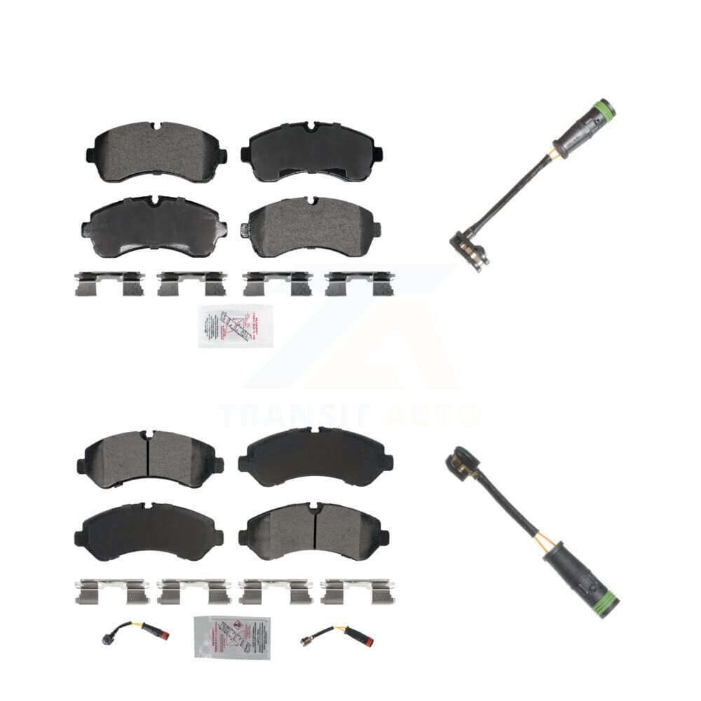 AmeriBRAKES - KNW-101330 - Front and Rear Disc Brake Pad Kits image 1