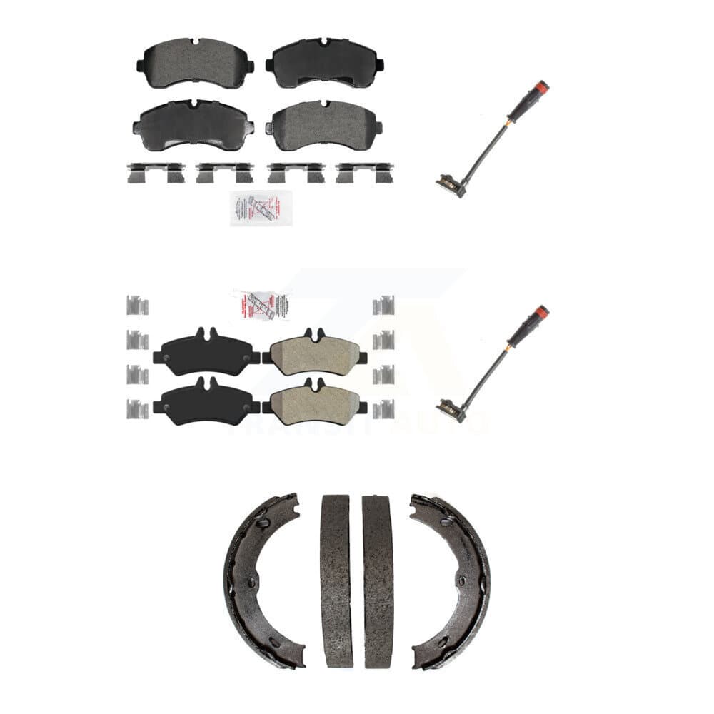 AmeriBRAKES - KNW-101383 - Front and Rear Disc Brake Pad Kits image 1